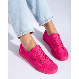 Women's pink sneakers Big Star JJ274060 1 Women's pink sneakers Big Star JJ274060 1
