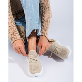 Women's textile sports shoes Shelovet beige 1 Women's textile sports shoes Shelovet beige 1