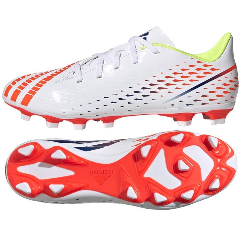 Adidas Predator Edge.4 FxG M GW0989 football boots white white 3