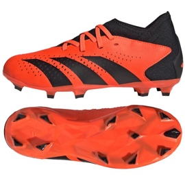 Adidas Predator Accuracy.3 Fg Jr GW4608 soccer shoes orange oranges and reds 1