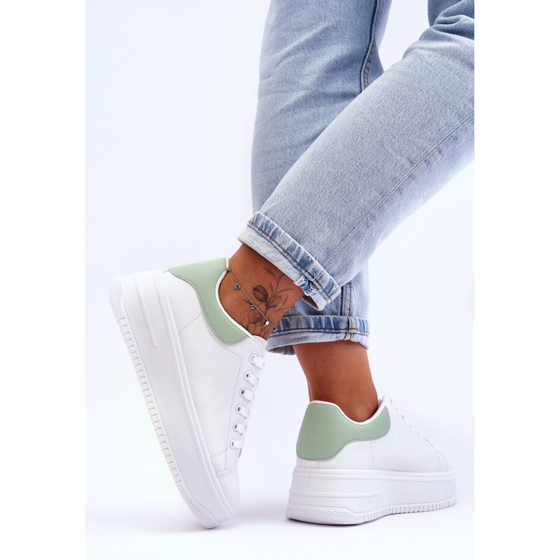 Women's Classic Sport Shoes White-Green Night Trip 2 Women's Classic Sport Shoes White-Green Night Trip 2