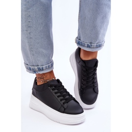 Women's Classic Trainers Black &amp; White Night Trip 1