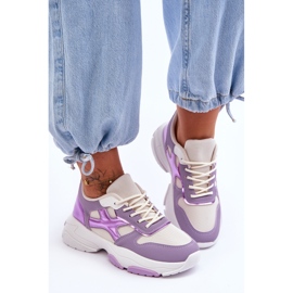 PS1 Women's Purple Cortes Lace-up Sneakers 1