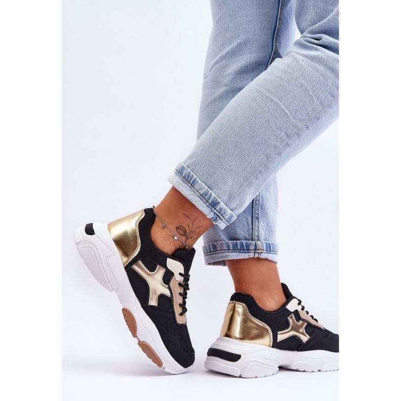 PS1 Women's Lace-up Sneakers Black Cortes 2 PS1 Women's Lace-up Sneakers Black Cortes 2