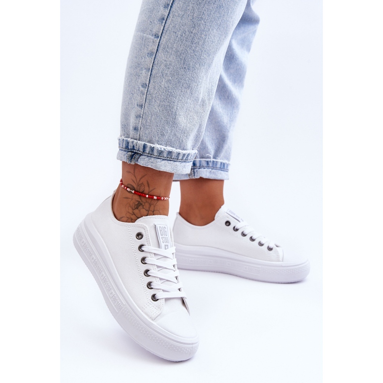 Women's Platform Sneakers Big Star LL274A177 White 1