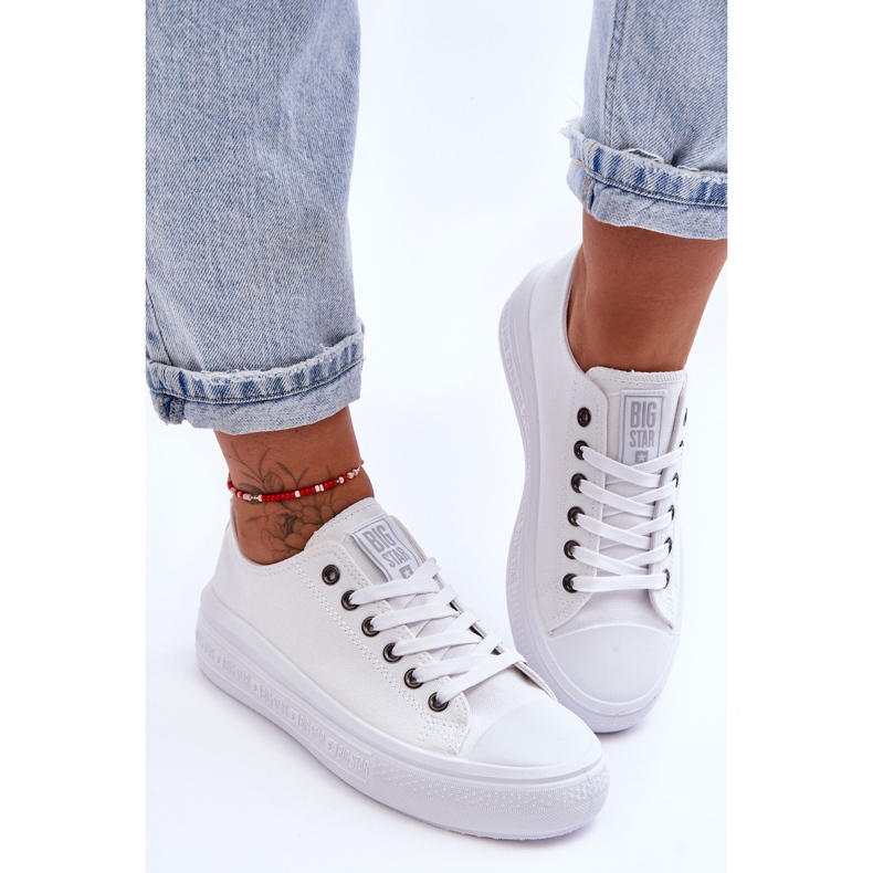 Women's Platform Sneakers Big Star LL274A177 White 2