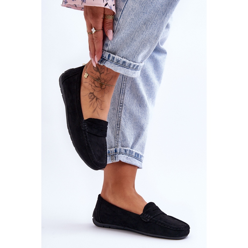 Women's Suede Loafers Black Lenvie 2 Women's Suede Loafers Black Lenvie 2