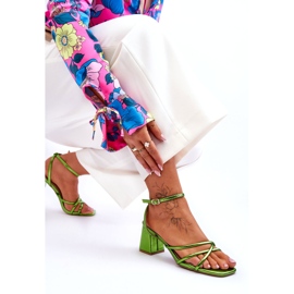 Fashionable Felisa Green High Heel Sandals 5 Fashionable Felisa Green High Heel Sandals 5