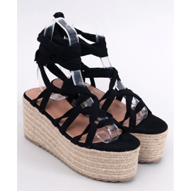Platform espadrilles from Manon Black 1