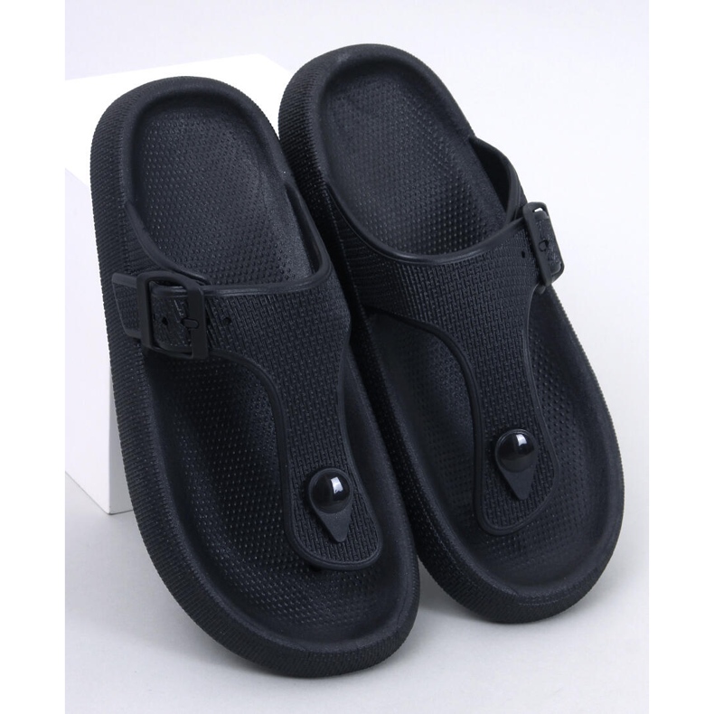 Sadier Black soft foam flip-flops 1