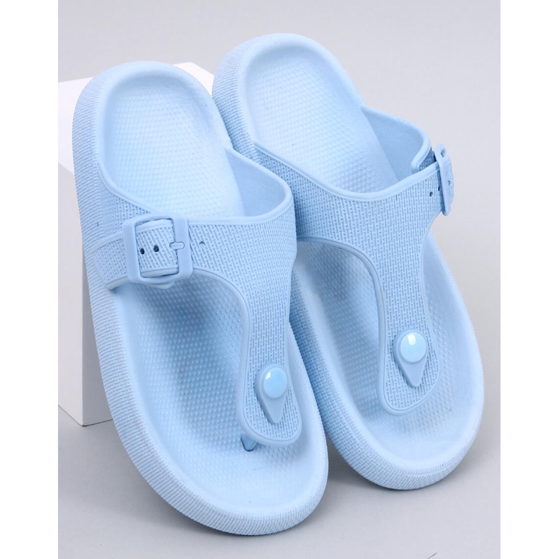 Sadier Blue soft foam flip-flops 1