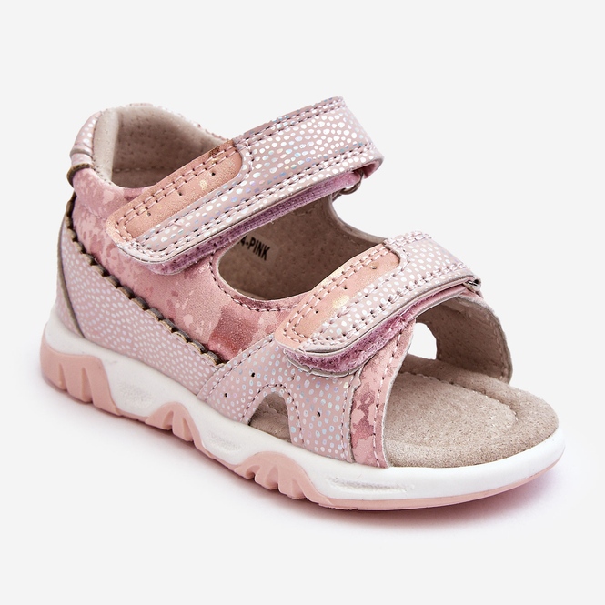 News Children's Comfortable Velcro Sandals Pink Alaska 1