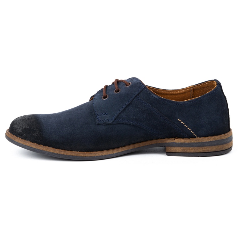 KENT Men's casual shoes 272 navy blue 1