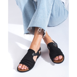 Shelovet black suede sandals 1 Shelovet black suede sandals 1