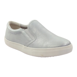 American Club Sports sneakers with a leather insert 16541 grey 1
