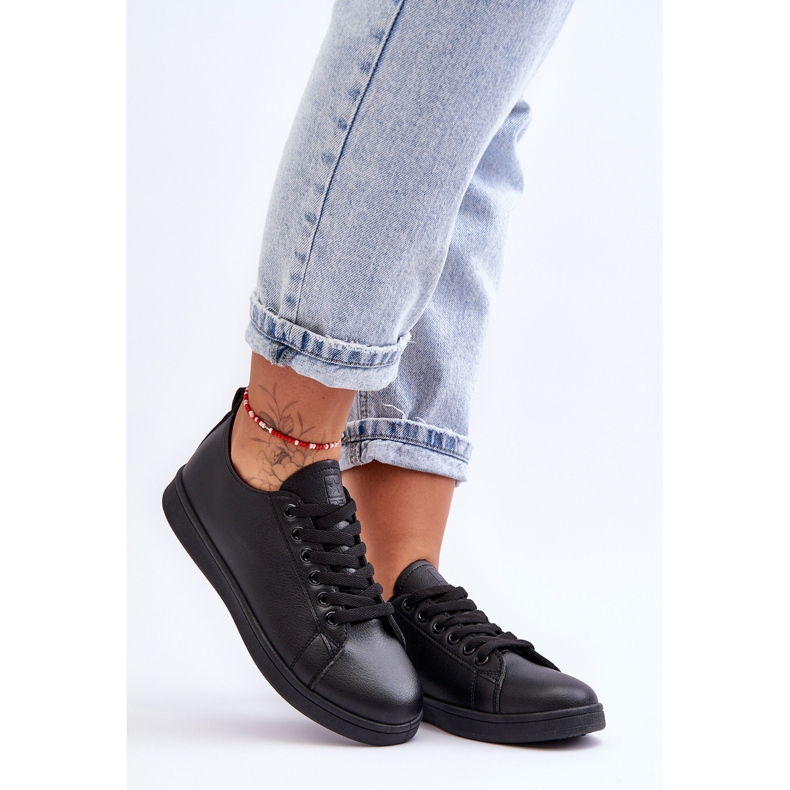 PE1 Women's Leather Classic Sneakers Black Unlimited 1 PE1 Women's Leather Classic Sneakers Black Unlimited 1