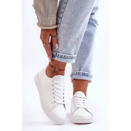 PE1 Women's Leather Classic Sneakers White Unlimited 2