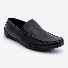 Men's Leather Loafers Black Theo 1