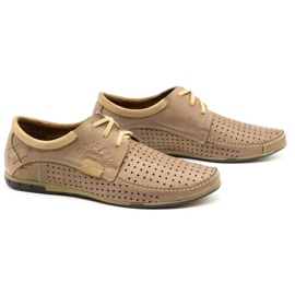 Mario Pala Men's openwork shoes 563 beige 2 Mario Pala Men's openwork shoes 563 beige 2