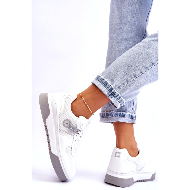 Classic Sneakers Memory Foam System Big Star LL274A024 White 3