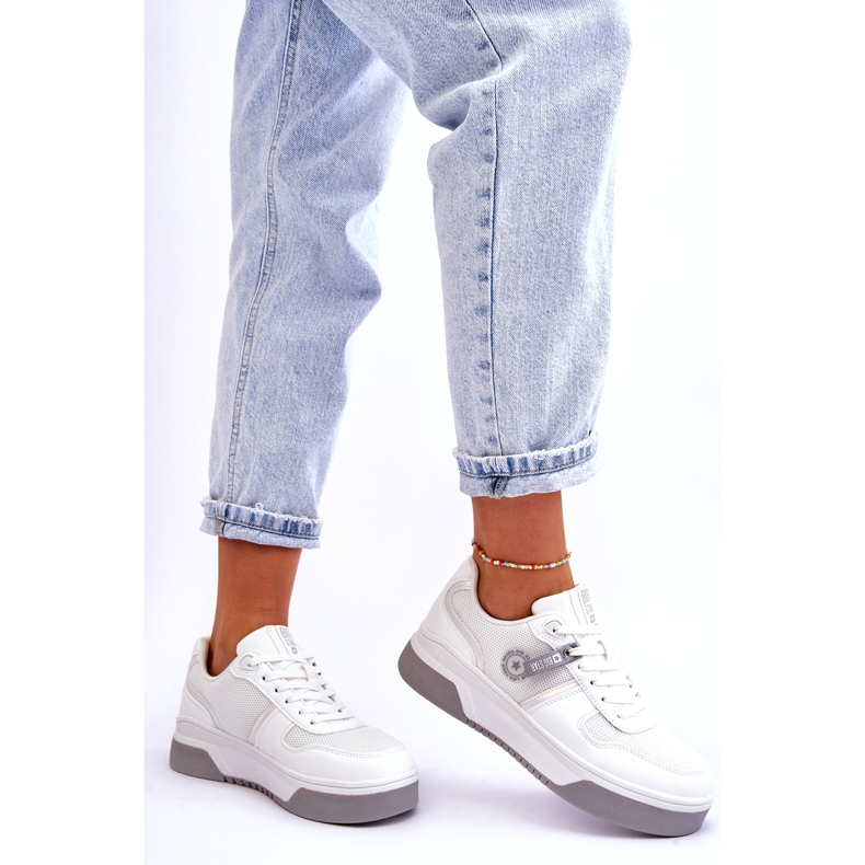 Classic Sneakers Memory Foam System Big Star LL274A024 White 2