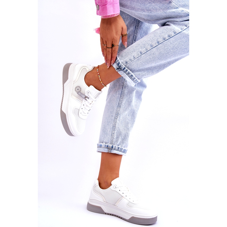 Classic Sneakers Memory Foam System Big Star LL274A024 White 1