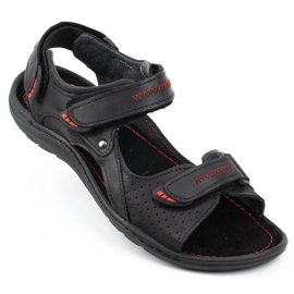 Olivier 323 black men's sandals 2