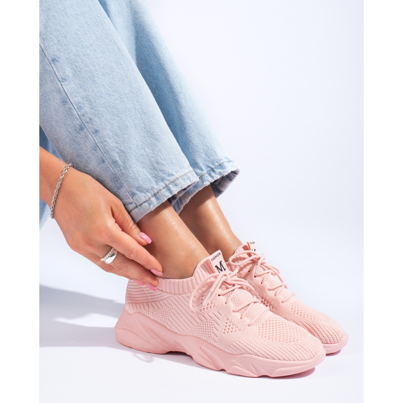 Shelovet women's pink sports shoes 1