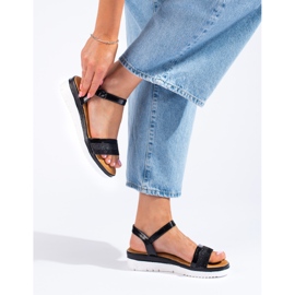 Women's platform sandals Shelovet black 1 Women's platform sandals Shelovet black 1