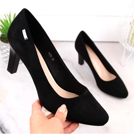 Black suede pumps from Sergio Leone 1