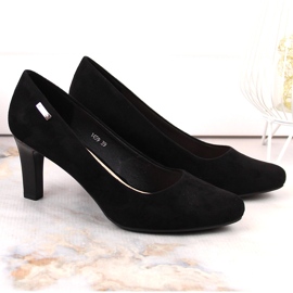 Black suede pumps from Sergio Leone 2