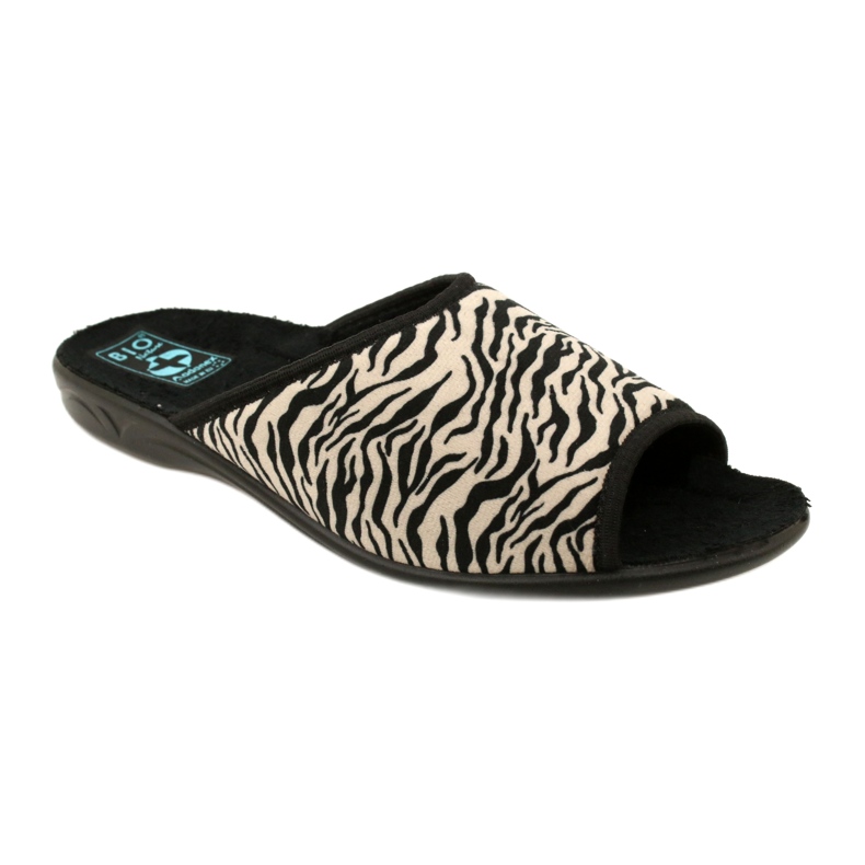 Adanex Women's slippers Sara 15773 Leopard print black 2
