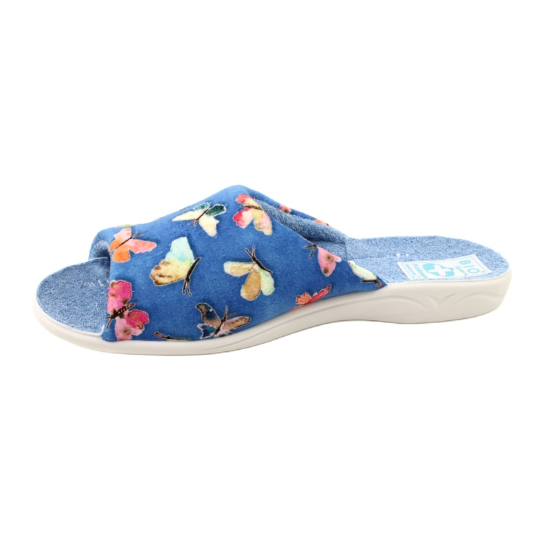 Adanex Women's slippers Sara 25373 Butterflies blue 3 Adanex Women's slippers Sara 25373 Butterflies blue 3