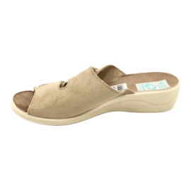 Adanex Women's BIO Nature 26023 beige flip-flops 2