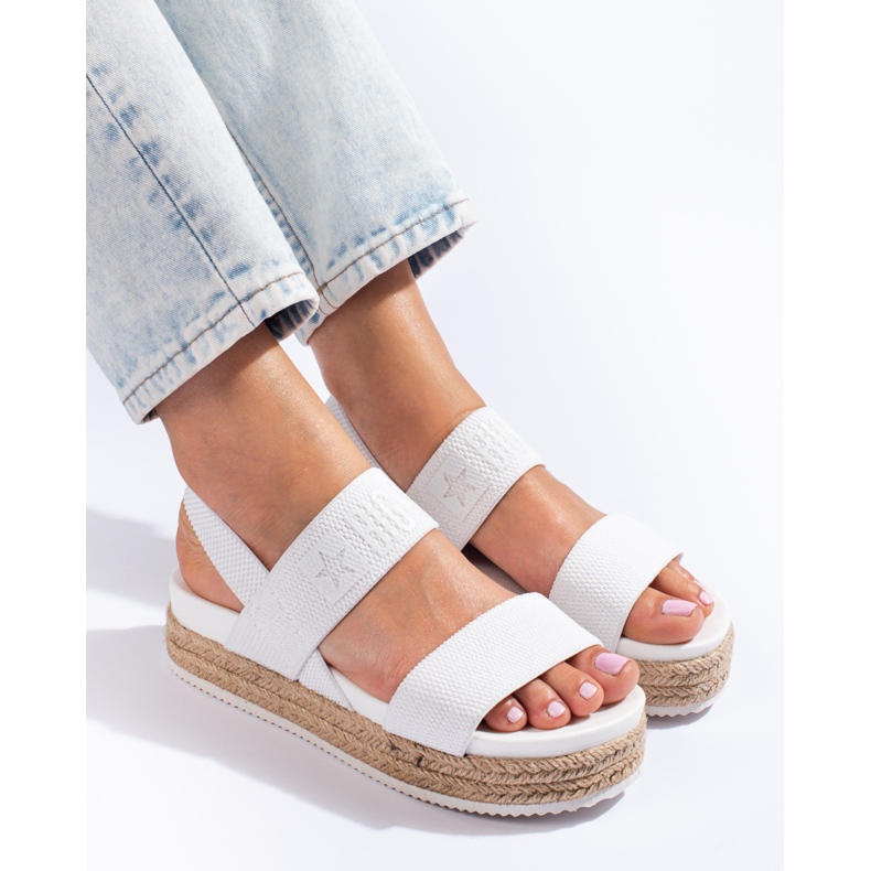 Big Star white platform sandals LL274857 1