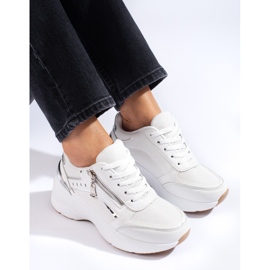White Shelovet chunky sole sneakers 1 White Shelovet chunky sole sneakers 1