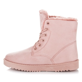 Seastar Suede Trappers pink 1