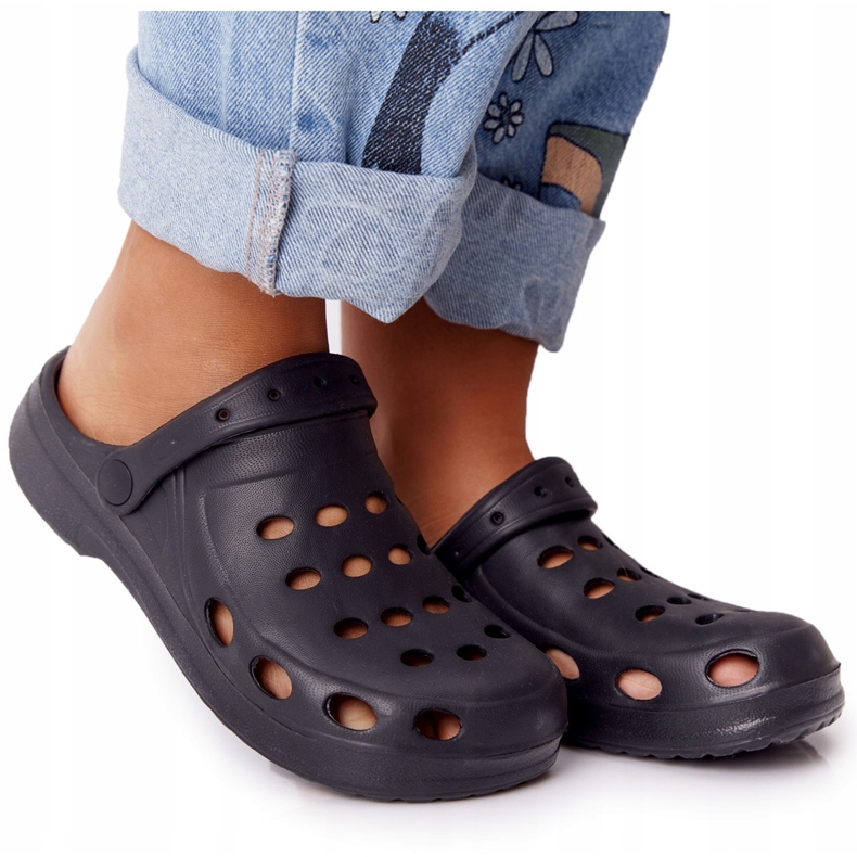 Flameshoes Women's black foam slippers Eva black 5 Flameshoes Women's black foam slippers Eva black 5