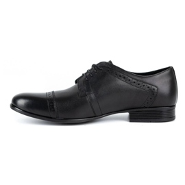 Olivier Men's formal leather shoes A34 Kb black 1