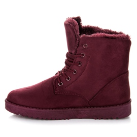 Seastar Suede Trappers red 1