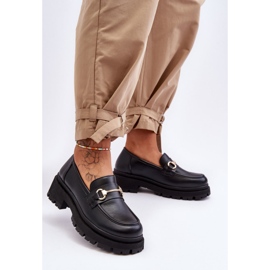 PS1 Women's Classic Platform Loafers Black Miracle 1