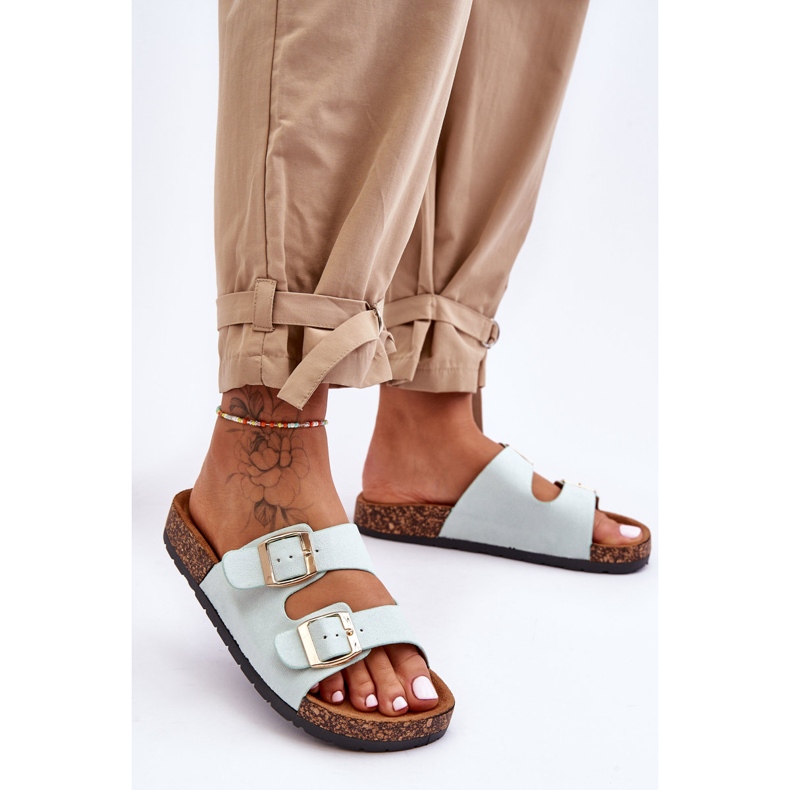 Women's Slip-On Sandals Cortina Mint green 1