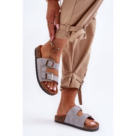 Women's Cortina Gray Slip-On Sandals grey 2