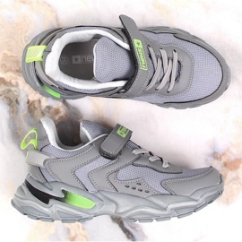 News Jr EVE398B gray platform sports shoes 2