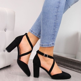 Sandals on the post Sergio Leone W SK248A black 1