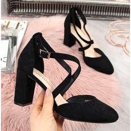 Sandals on the post Sergio Leone W SK248A black 2