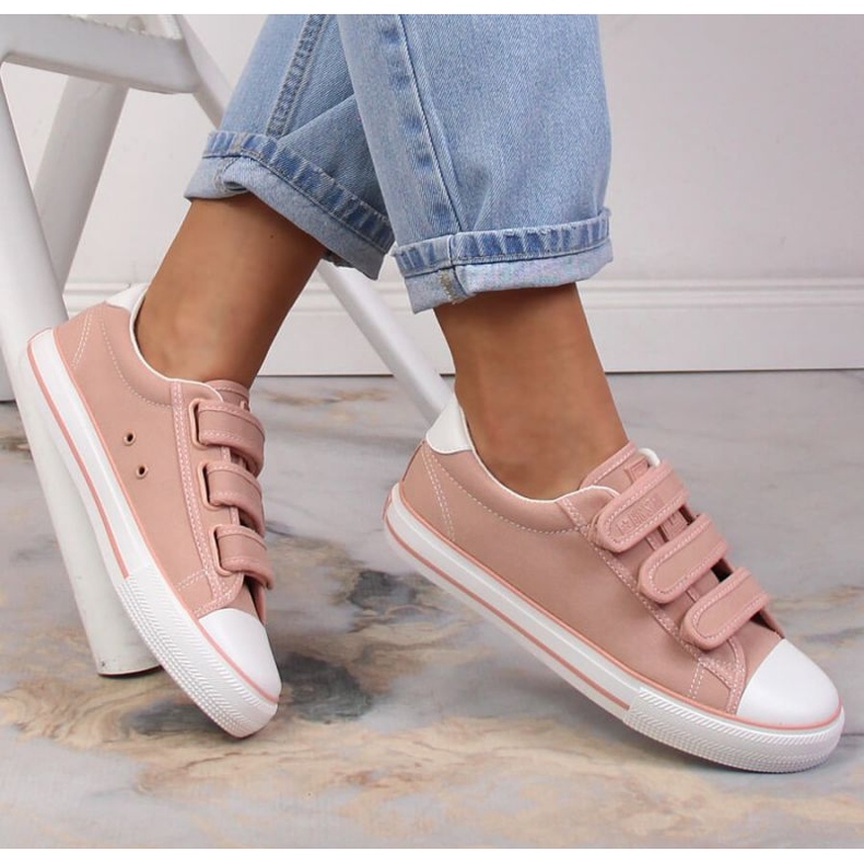 Velcro sneakers Big Star W INT1842A pink 2 Velcro sneakers Big Star W INT1842A pink 2