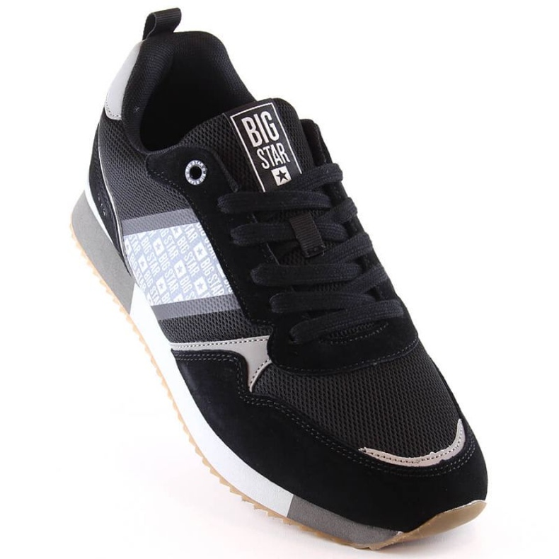 Big Star M INT1872 black leather sports shoes 1 Big Star M INT1872 black leather sports shoes 1