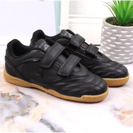 News American Club Jr. AM913 black indoor shoes with velcro 2