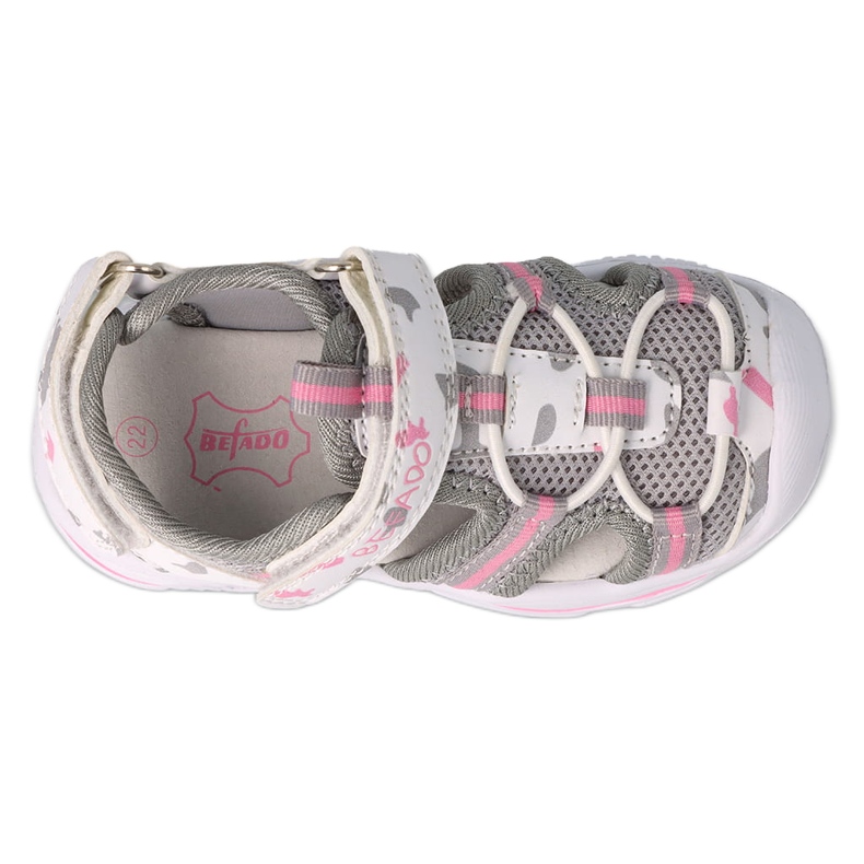 Befado children's shoes gray 170P076 white 3
